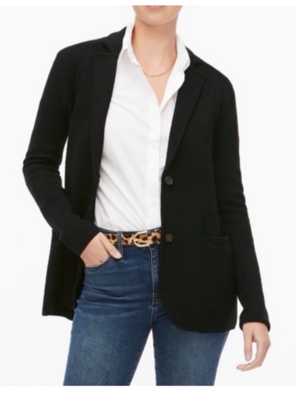 J. Crew Mercantile Heavy Knit Jacket